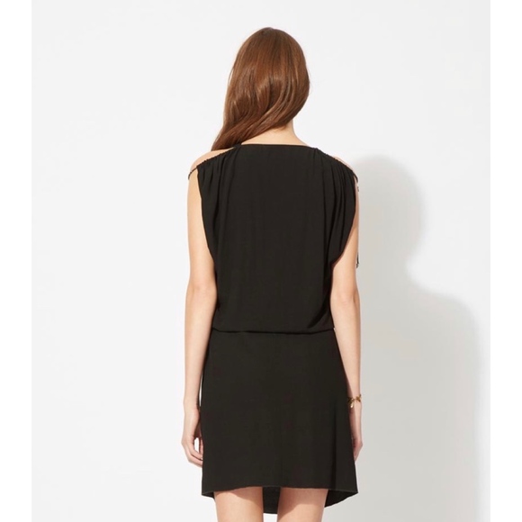 Maje Cold Shoulder Tie Dress 🖤 - Picture 3 of 8